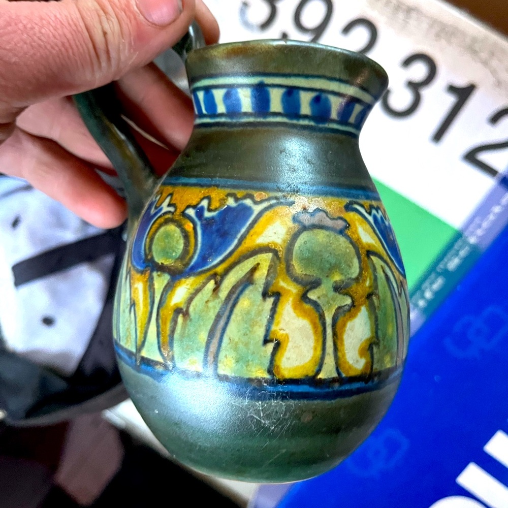 Gouda Hollande Dutch pitcher with handle